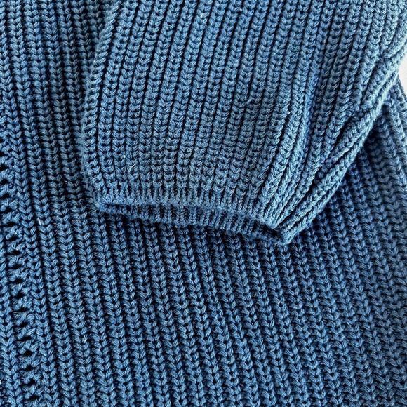 NWOT Coldwater Creek Blue Cardigan Sweater Grandmacore L petite - Picture 6 of 10